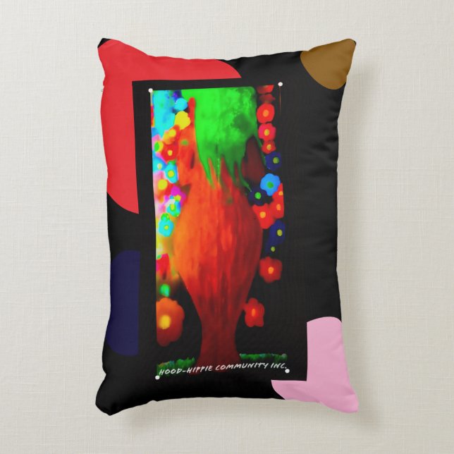 Decorativa Almofada de Acento "Ponto Focal" (Frente(Vertical))
