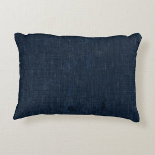 Decorativa Almofada de Arremesso de Tecido de Campo Índigo In