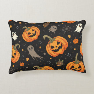 Decorativa almofada de travesseiro de abóbora de halloween