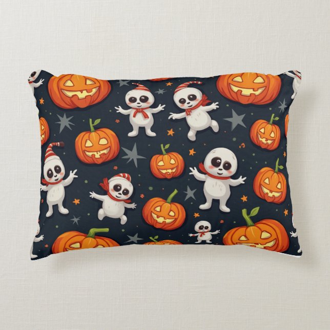 Decorativa almofada de travesseiro de halloween (Frente)
