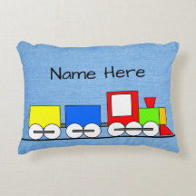 Almofada de Trem a Vapor de Brinquedo Infantil com