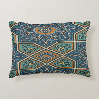 Decorativa Almofada Lombar de Azulejo Persa Turquesa – Tra El