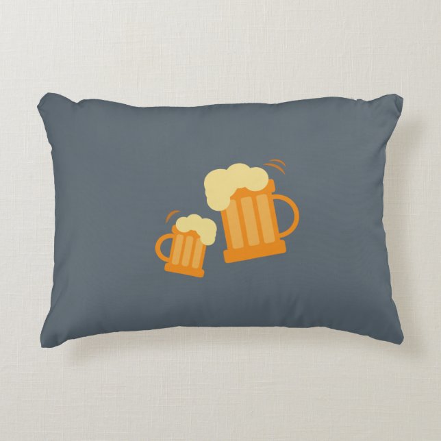 Decorativa Almofada rectangle cerveja (Frente)