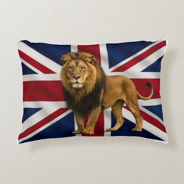 Decorativa almofada union jack (Frente)