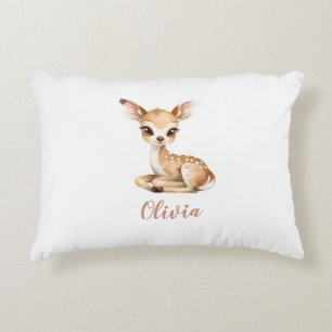 Decorativa Berço de cervo bebê Almofada lombar Nome persona