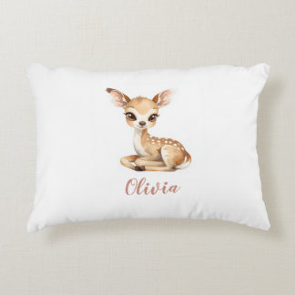 Decorativa Berço de cervo bebê Almofada lombar | Nome persona
