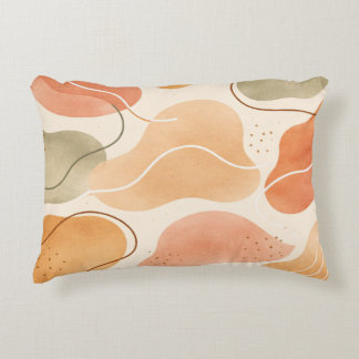 Decorativa Boho Almofada de Forma Orgânica Abstrata - Terraco