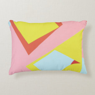 Decorativa Cores Bonitas e Vibrantes! Almofada de Acento