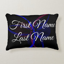 Decorativa E se Almofada de Acabamento de Abstração Geométric