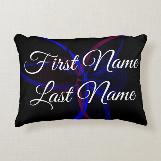 Decorativa E se Almofada de Acabamento de Abstração Geométric (Frente)