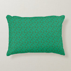 Decorativa Elegante Almofada de Acabamento Decorativo Verde G