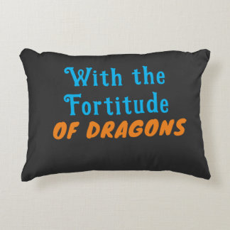 Decorativa Fortitude dos Dragões - Almofada de Acabamento