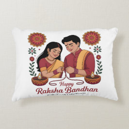 Decorativa Raksha Bandhan Almofada de Acabamento