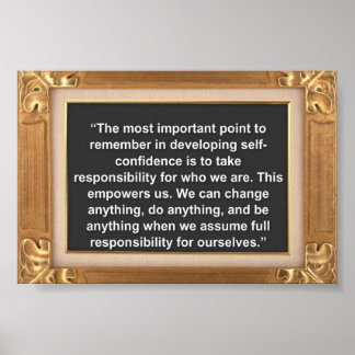 Decorative Motivational Quotes Poster