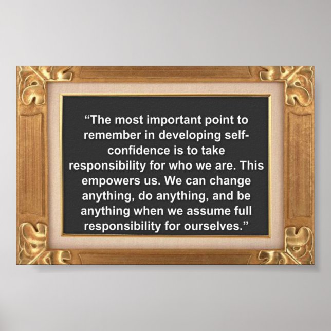 Decorative Motivational Quotes Poster (Frente)