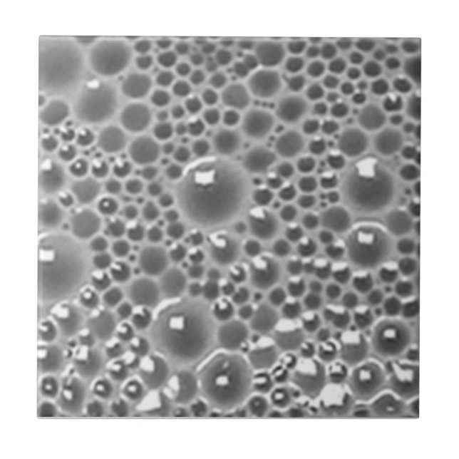 Decorative Tile with bubbles,gray gloss (Frente)