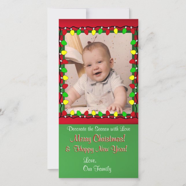 Decorrido com o cartão de saudação Love/ Photo (Frente)