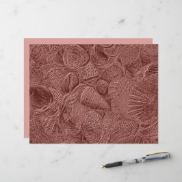 Decoupage Elegante de Praia do Oceano Dourado Rosa