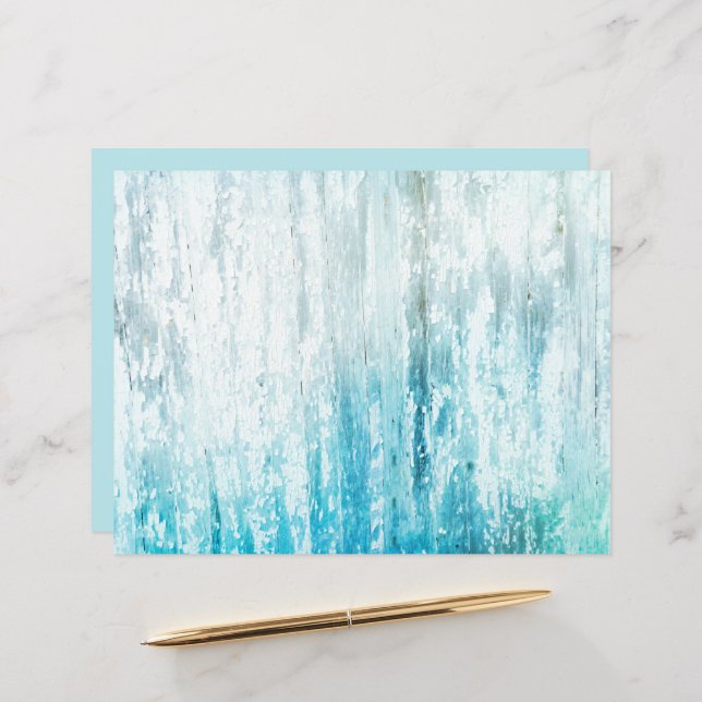 Decoupagem de Textura Rústica Branco Verde Água Gr (Frente/Verso In Situ)