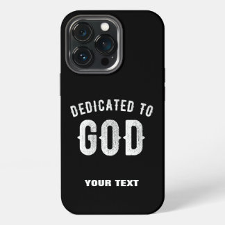DEDICADO A DEUS TEXTO BRANCO RESFRIADO PERSONALIZÁ