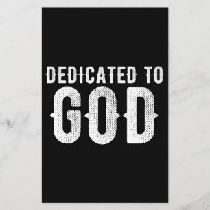 DEDICADO AO DEUS LEGAL PERSONALIZÁVEL BRANCO