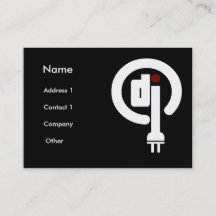 Deejay cartões de visitas