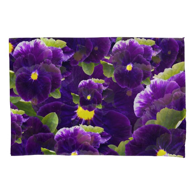Deep Purple Pansy Clusters: Beleza Majestosa (Frente)