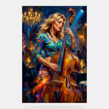 Deep Velvet Groove - Female Double Bass Player