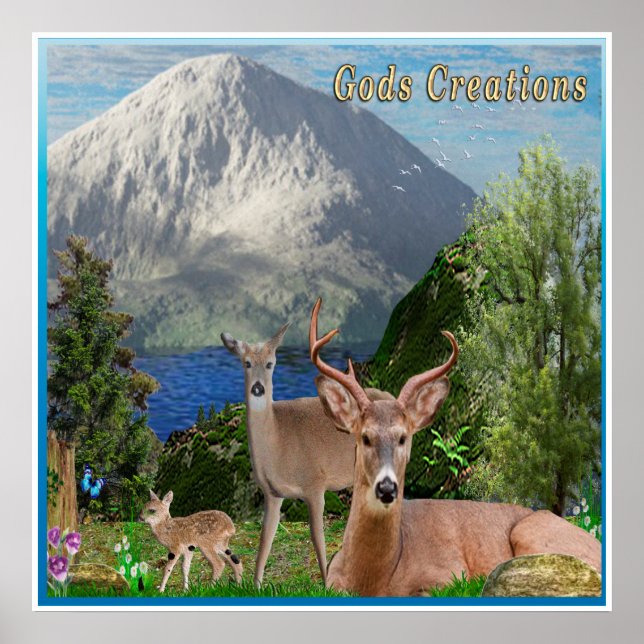 Deer art posters (Frente)