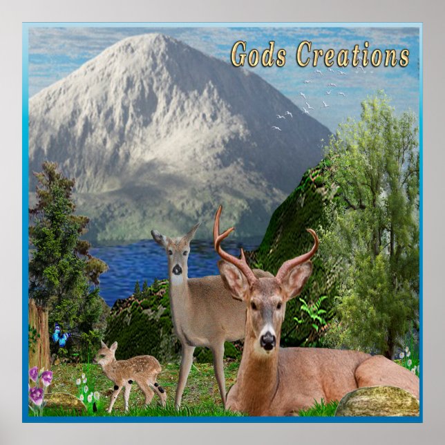 Deer art posters (Frente)