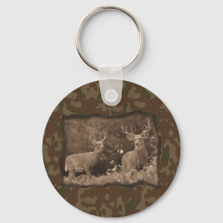 Deer Camo Chaveiro