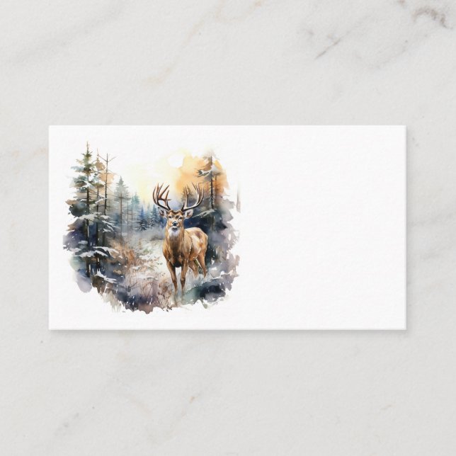 Deer Cartões de visitas (Frente)