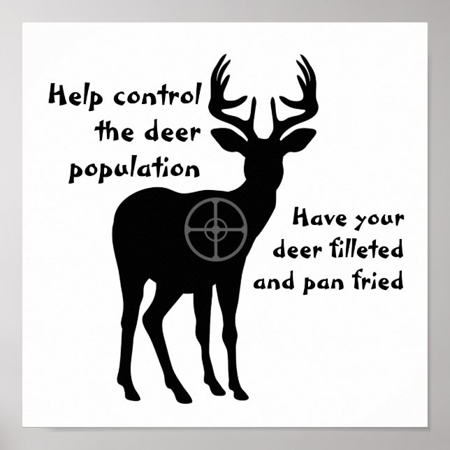 Deer Hunting Poster (Frente)