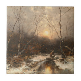 Deer in a Forest - Désiré Thomassin