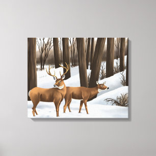 Deer na Canvas