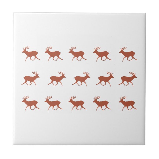 Deer Walking Festive Pattern (Frente)