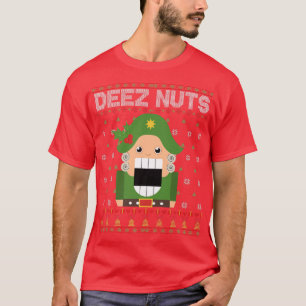Deez Loucos Nutcracker Engraçado Suéter de Natal F