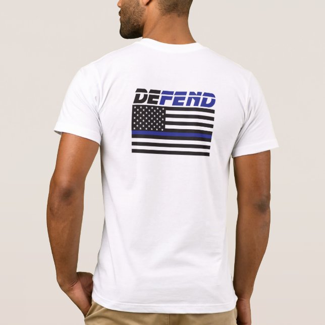 Defenda a camiseta da Polícia (Verso)