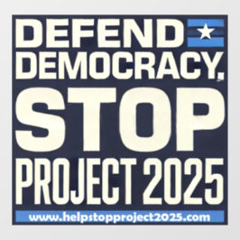 Defender a democracia, parar o Projeto 2025