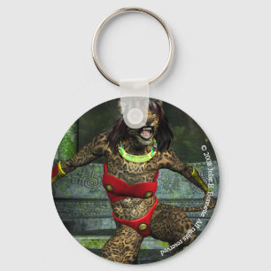 Defiance Round Chaveiro