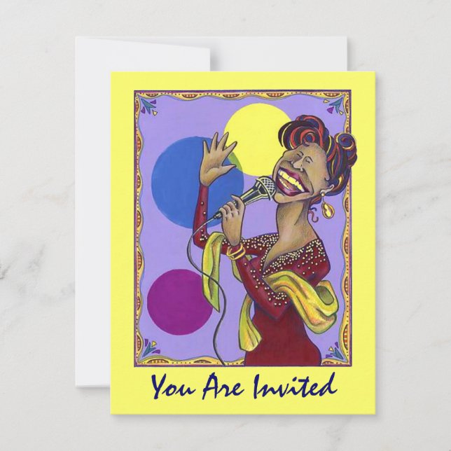 DEFINA O PALCO PARA O CONVITE DE FUN KARAOKE (Frente)