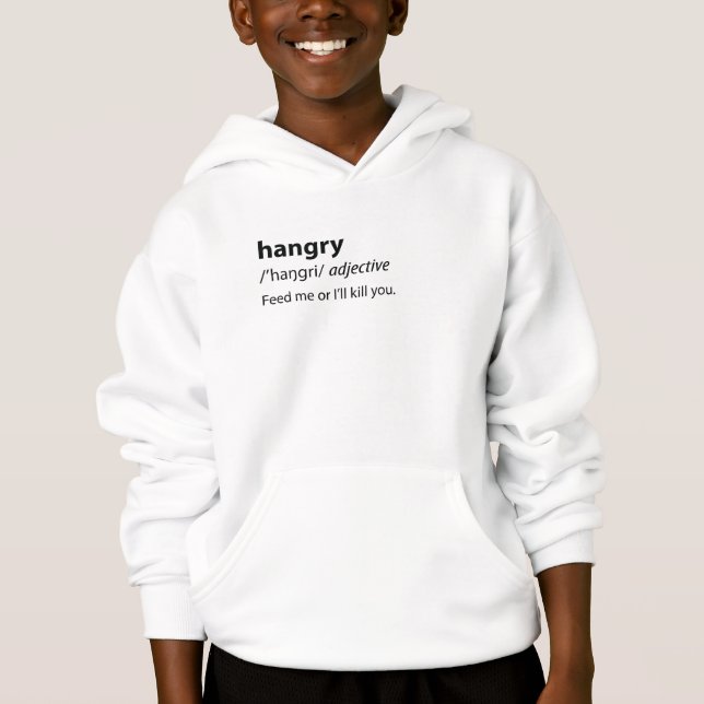 Definição de Dicionário Engraçado Hangry (Frente)