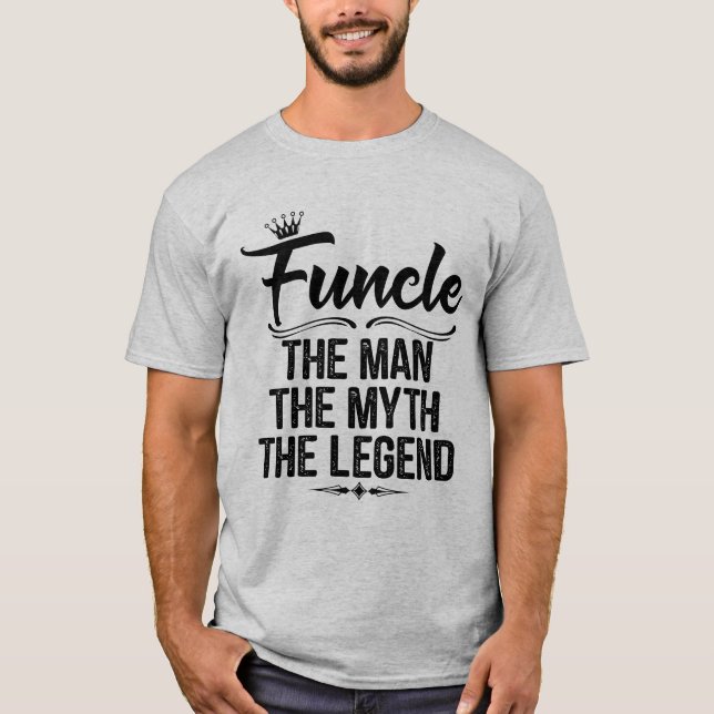 Definição de Funcle o homem a camisa da legenda (Frente)