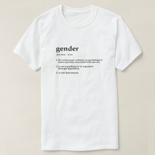 Definição de gênero (camisas leves) Camisa LGBT