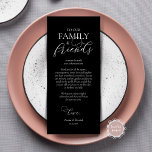 Definição de Local de janto Obrigado Cartão de Cal<br><div class="desc">Este é o Cartões de agradecimentos do Place Setting, na escrita romântica moderna, o tema negro clássico. Compartilhe o amor e mostre seu apreço à sua família e amigos, quando eles sentarem em seu assento e lerem esse obrigado encantador personalizado que você coloca como placa de configuração. É uma maneira...</div>