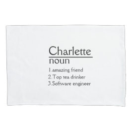 Definição de Nome Personalizado - Pillowcase
