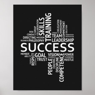 Definição de sucesso Poster motivacional