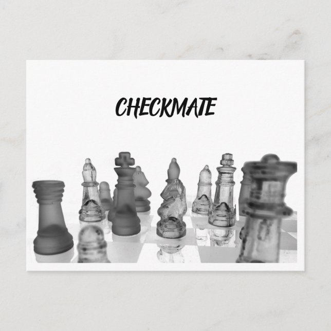 Definição de Xadrez de Xadrez de Cartão Postal (Frente)