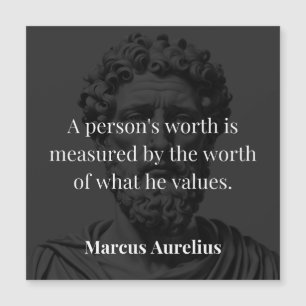 Definindo Valor: Marcus Aurelius em Valores