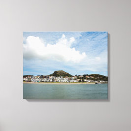 Deganwy North Wales Postcard Poster Faux Canvas Pr